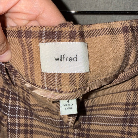 Wilfred Brown Plaid Chinos - Picture 3 of 7